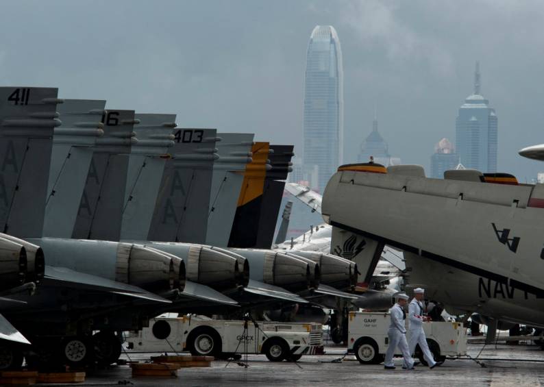 carrier air wing cvw 17 uss carl vinson cvn 70 hong kong 2011