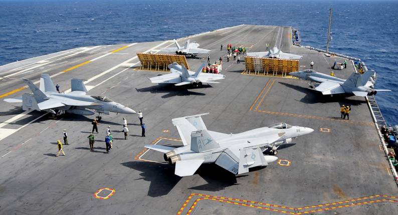 CVW-17 carrier air wing seventeen aboard USS Carl Vinson CVN-70