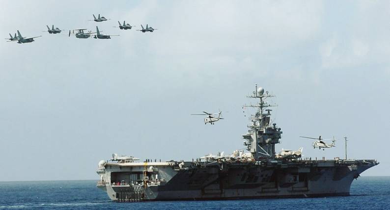 cvw 17 carrier air wing uss george washington cvn 73 caribbean sea 2006