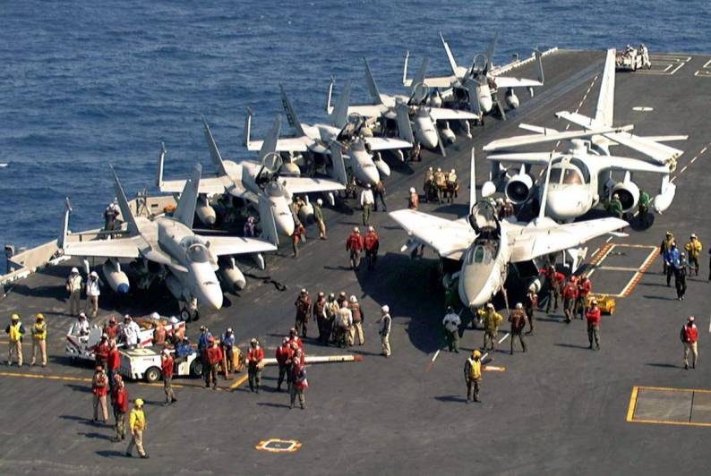 CVW-17 carrier air wing seventeen aboard USS Enterprise CVN-65
