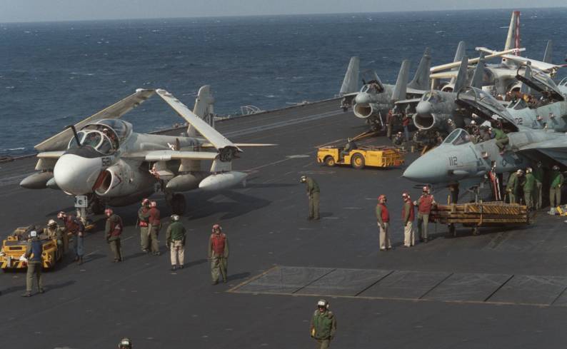 cvw carrier air wing 17 uss saratoga cv-60 off lybia 1986