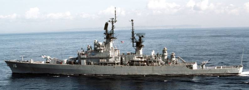 cg 16 uss leahy class guided missile cruiser