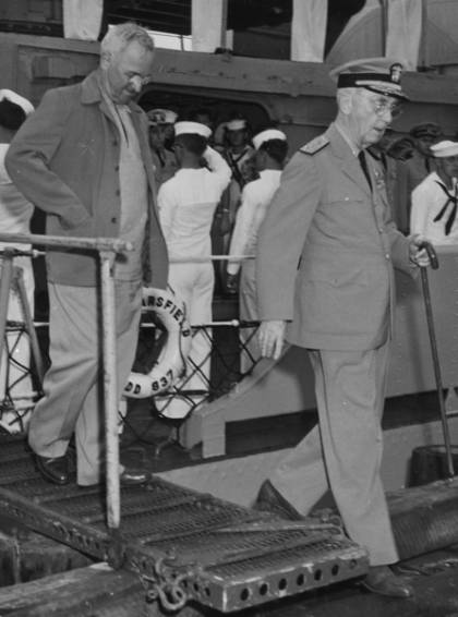 fadm william d. leahy with president harry s. truman 1951