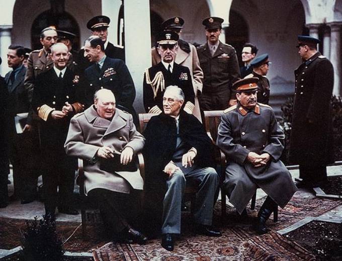 william d. leahy admiral yalta conference winston churchill franklin d. roosevelt josef stalin 1945