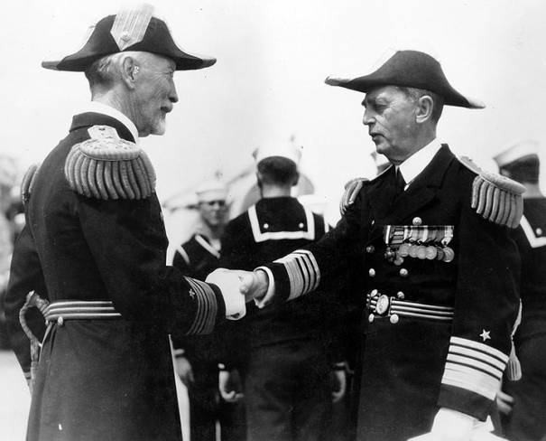 admiral reeves and william d. leahy 1936