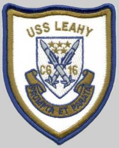 cg 16 uss leahy insignia crest patch badge