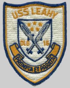 dlg 16 uss leahy insignia crest patch badge