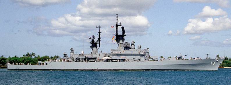 cg 18 uss worden leahy class guided missile cruiser us navy