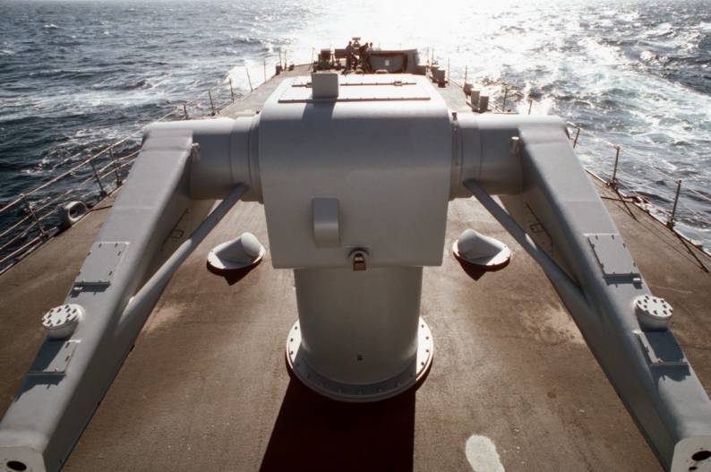 uss worden cg 18 mk 10 missile launcher