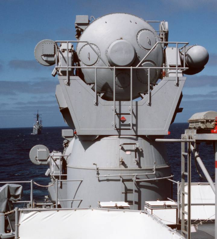 cg 18 uss worden an/spg-55b fire control radar