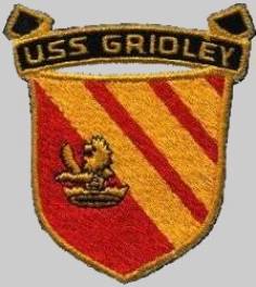 cg 21 uss gridley insignia patch crest badge leahy class guided missile cruiser us navy