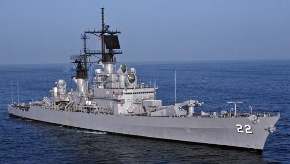 cg 22 uss england leahy class guided missile cruiser dlg us navy todd shipyard