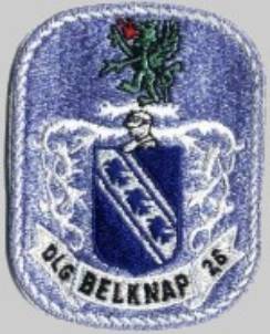 DLG CG 26 USS Belknap - patch crest