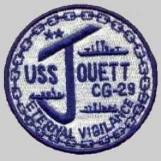 USS Jouett CG 29 - patch crest
