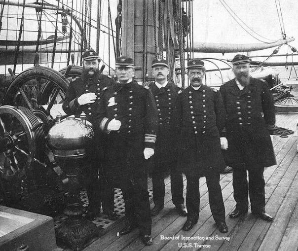 Admiral James Edward Jouett - Navy board of inspection - 1886