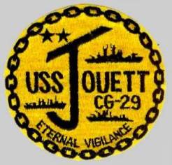 USS Jouett CG 29 - patch crest