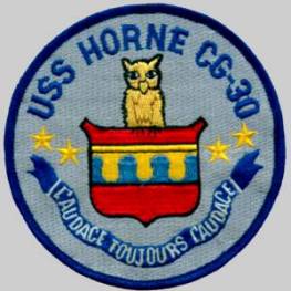 USS Horne CG 30 - patch crest