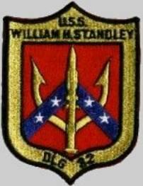 USS William H. Standley DLG 32 - patch crest
