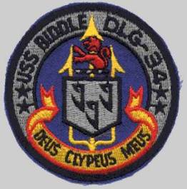 USS Biddle DLG 34 - patch crest