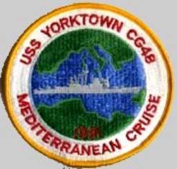 USS Yorktown CG 48 - cruise patch
