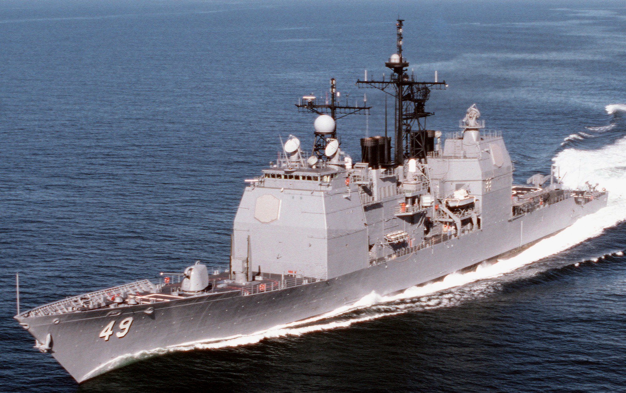 cg-49 uss vincennes ticonderoga class guided missile cruiser aegis us navy ingalls pascagoula 47x