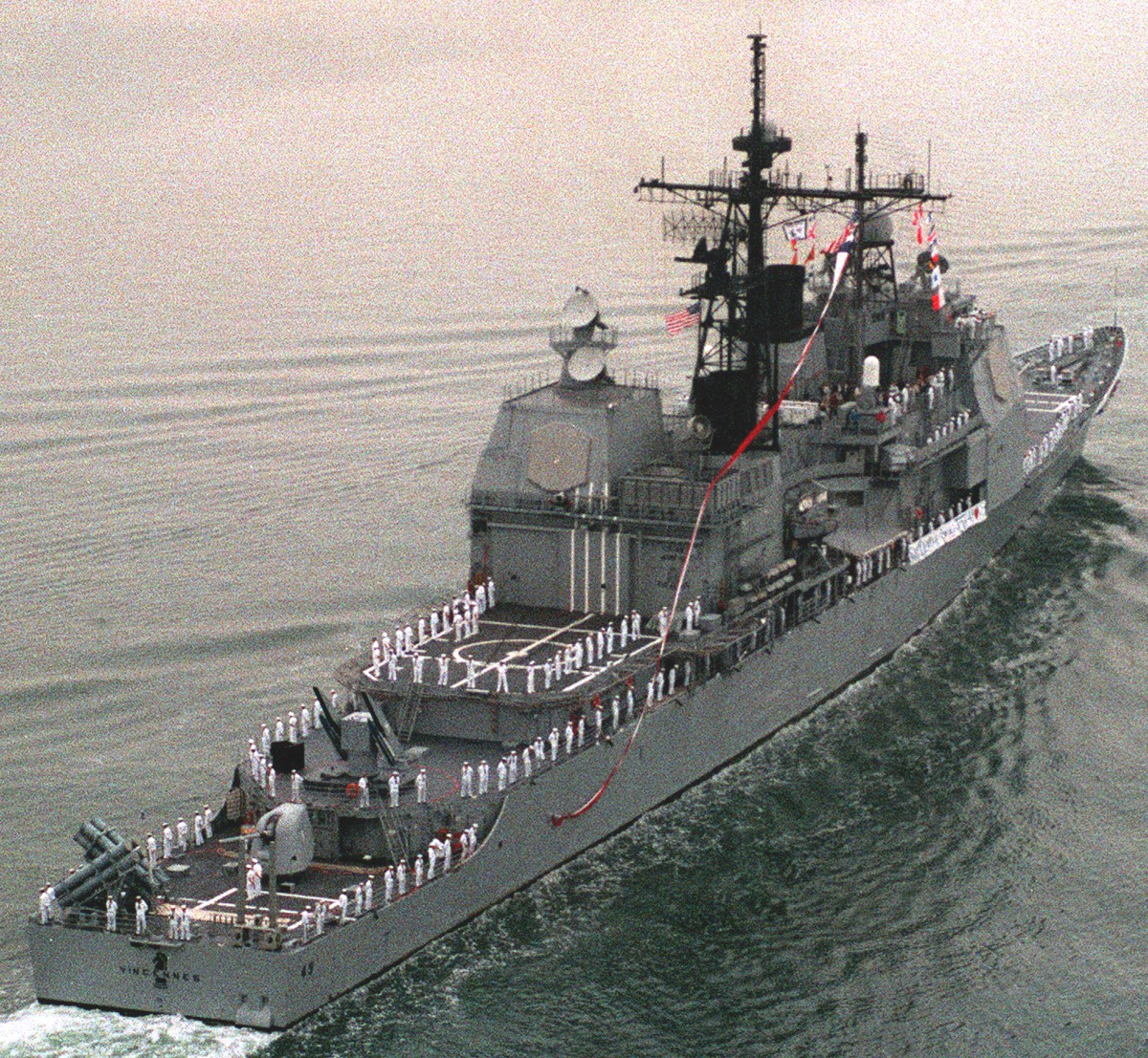 cg-49 uss vincennes ticonderoga class guided missile cruiser aegis us navy 69