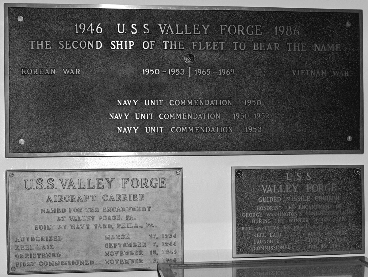 cg-50 uss valley forge ticonderoga class guided missile cruiser aegis us navy plaque 02