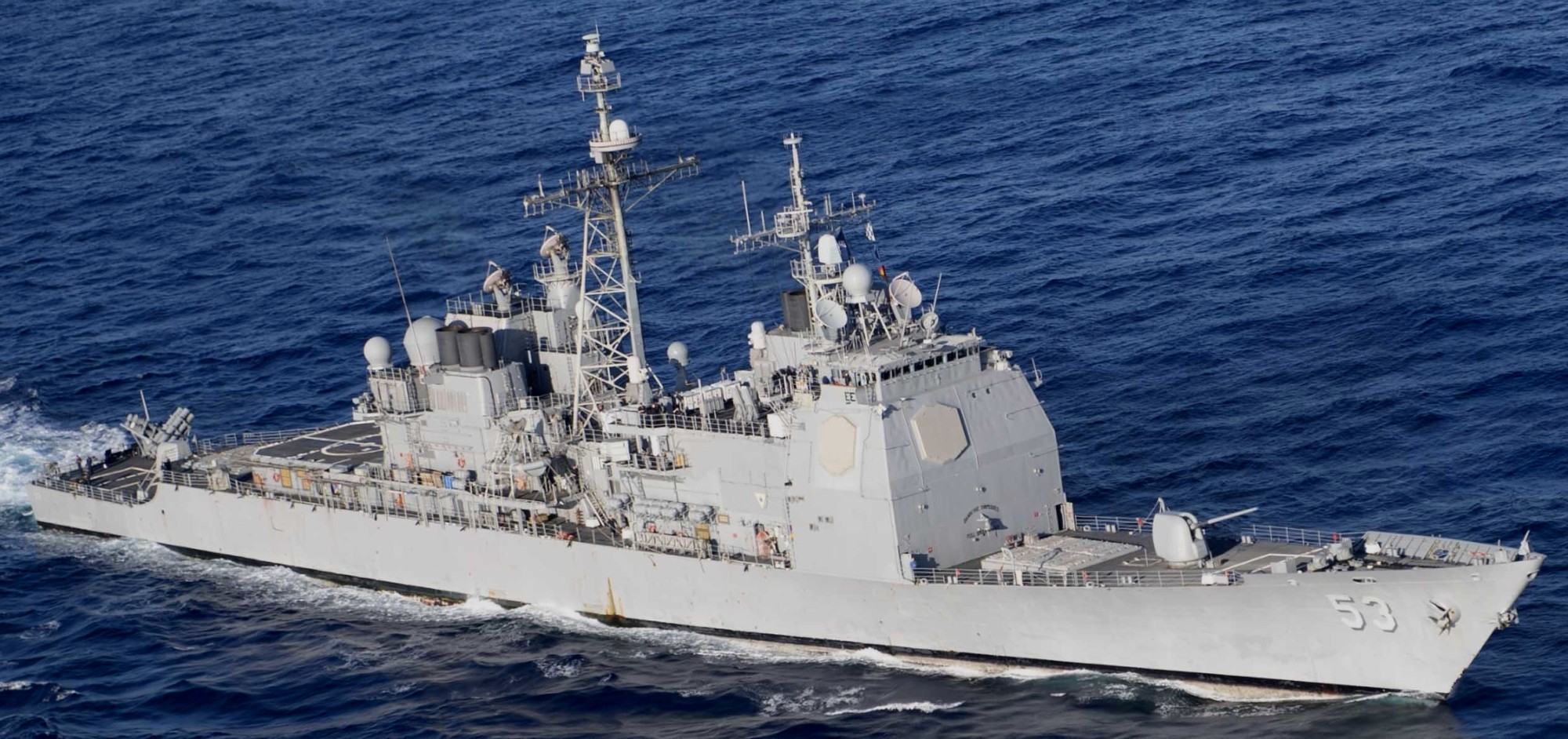 CG-53 USS Mobile Bay Guided Missile Cruiser Ticonderoga USN