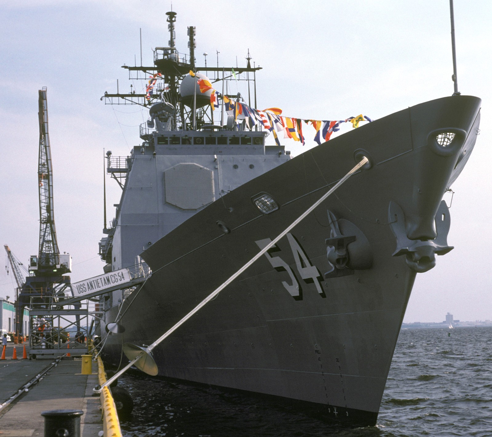 cg-54 uss antietam ticonderoga class guided missile cruiser aegis us navy commissioning baltimore maryland 12