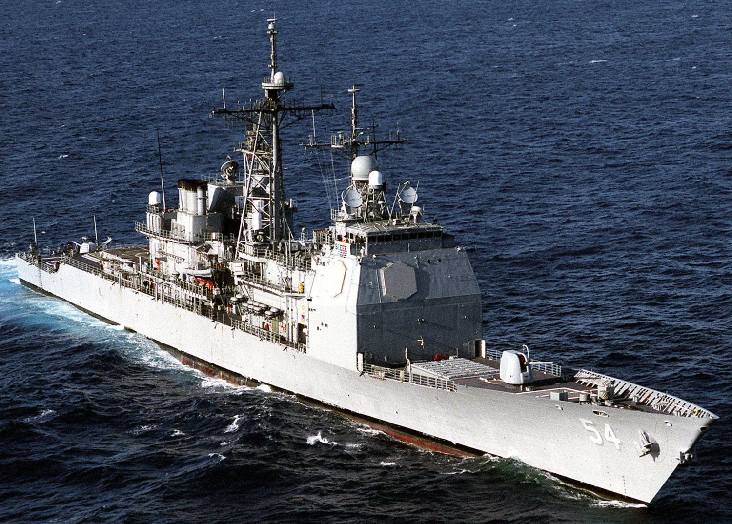 cg-54 uss antietam ticonderoga class guided missile cruiser aegis us navy rimpac 1998