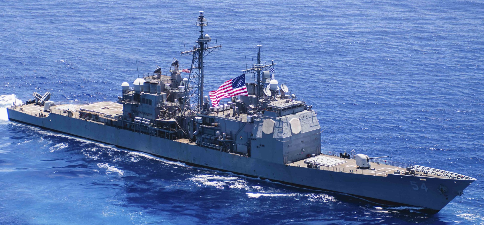 cg-54 uss antietam ticonderoga class guided missile cruiser aegis us navy philippine sea 126