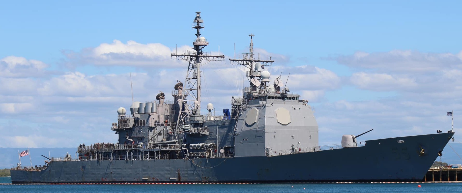 uss leyte gulf cg-55 ticonderoga class guided missile cruiser us navy guantanamo bay naval base cuba 2024 104