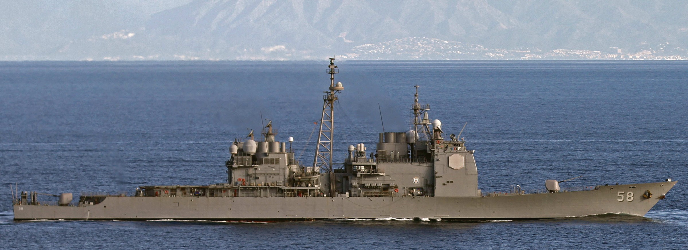 cg-58 uss philippine sea ticonderoga class guided missile cruiser aegis us navy gibraltar 39