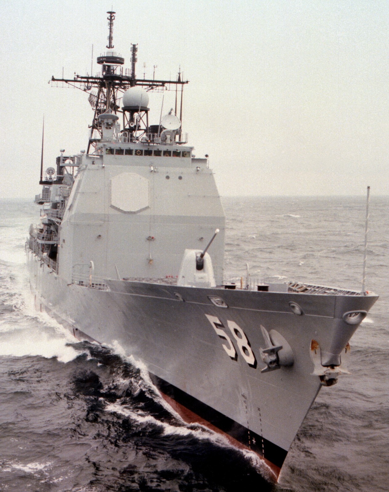 cg-58 uss philippine sea ticonderoga class guided missile cruiser aegis us navy trials bath iron works maine 72