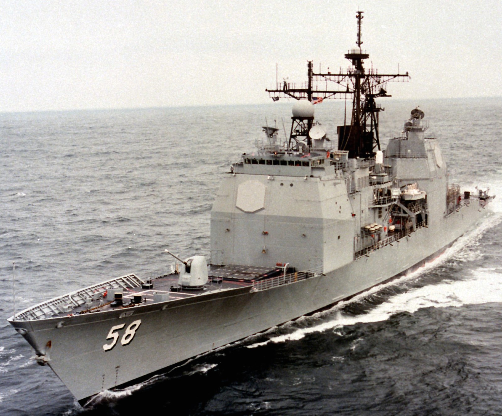 cg-58 uss philippine sea ticonderoga class guided missile cruiser aegis us navy trials 76