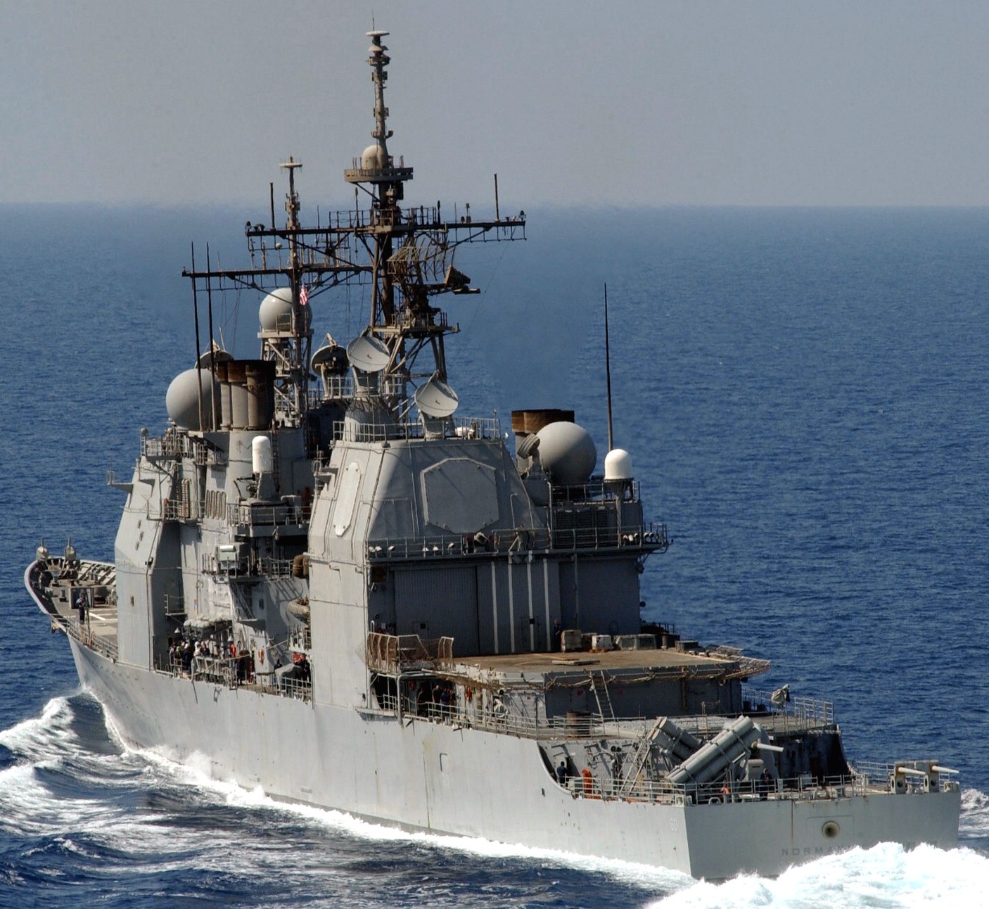cg-60 uss normandy ticonderoga class guided missile cruiser aegis us navy operation southern watch 07