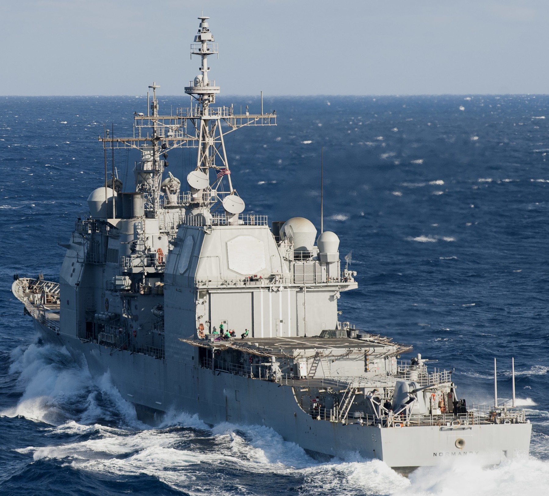 cg-60 uss normandy ticonderoga class guided missile cruiser aegis us navy 60