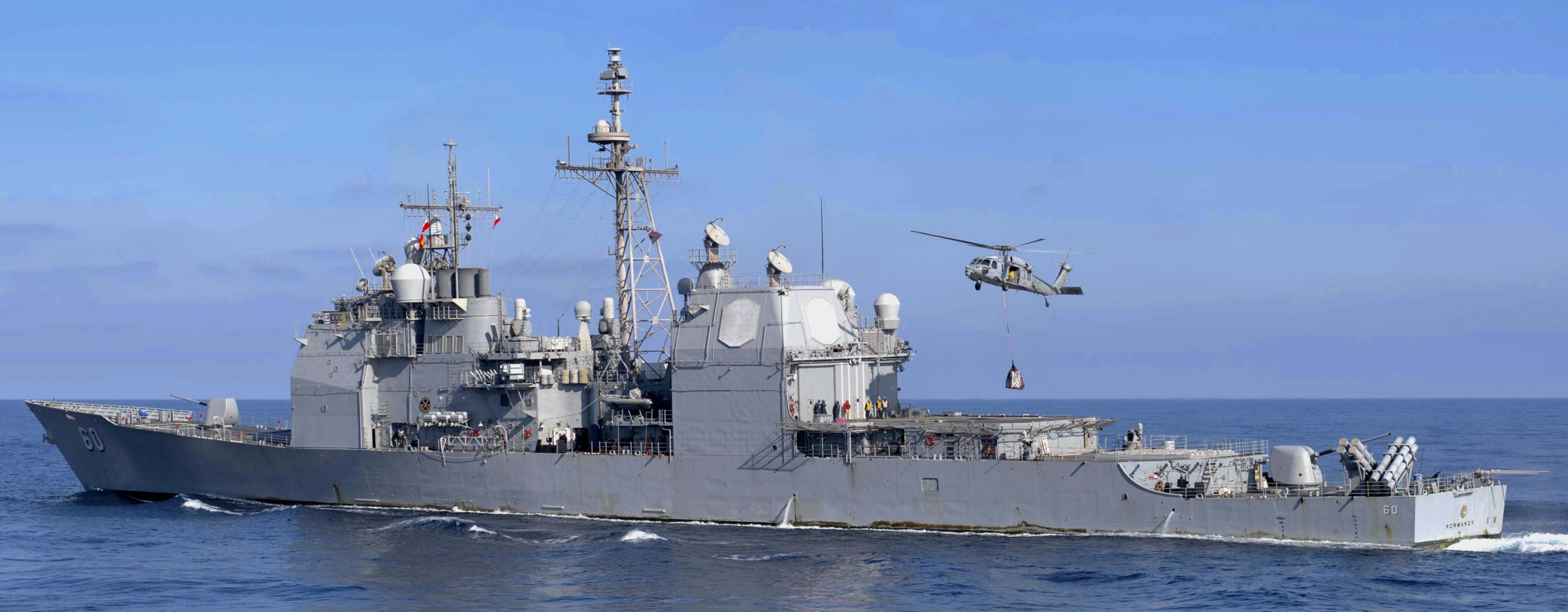 cg-60 uss normandy ticonderoga class guided missile cruiser aegis us navy 96