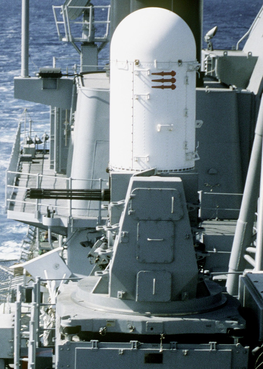 cg-60 uss normandy ticonderoga class guided missile cruiser aegis us navy mk.15 phalanx ciws adriatic sea 130