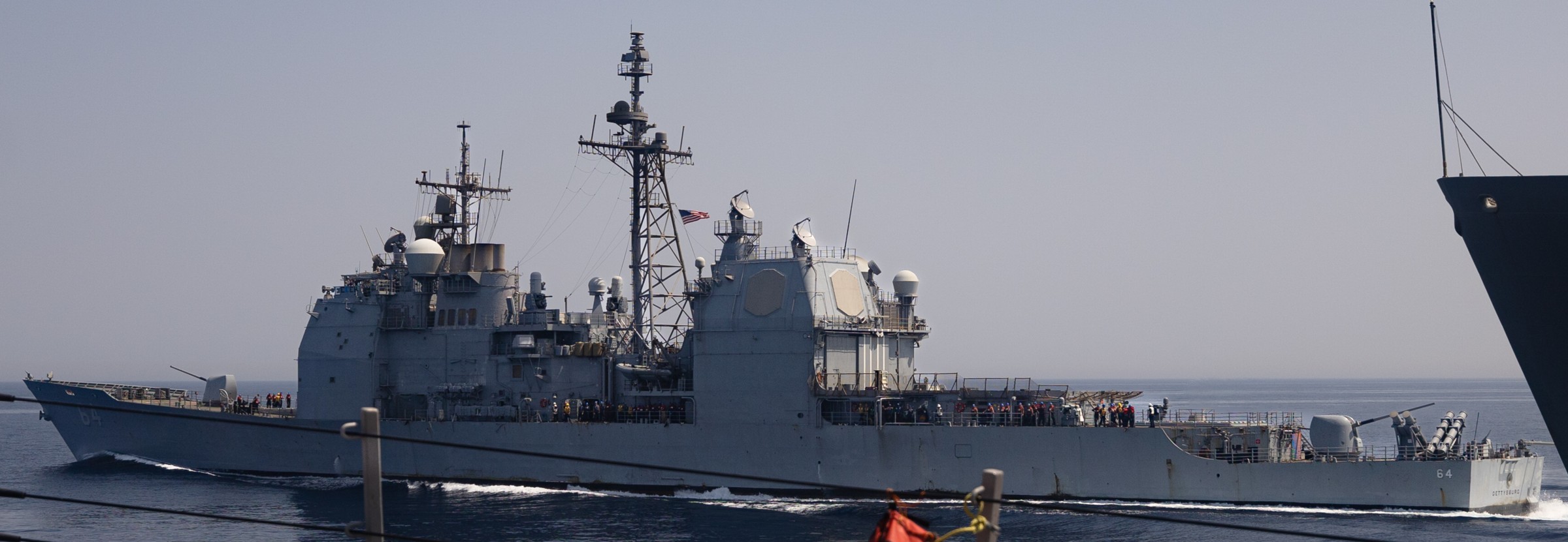 cg-64 uss gettysburg ticonderoga class guided missile cruiser 93