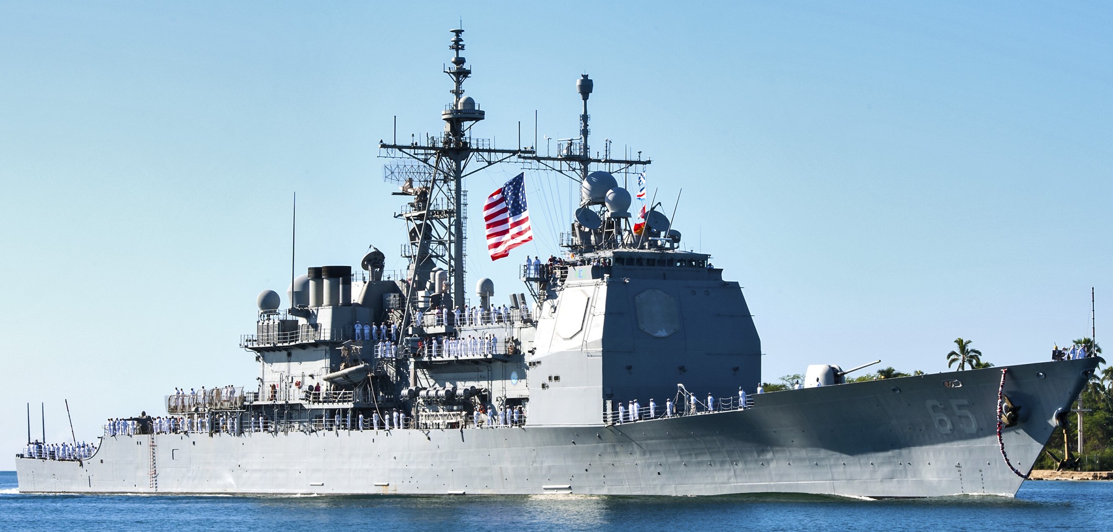 cg-65 uss chosin ticonderoga class guided missile cruiser aegis us navy 50