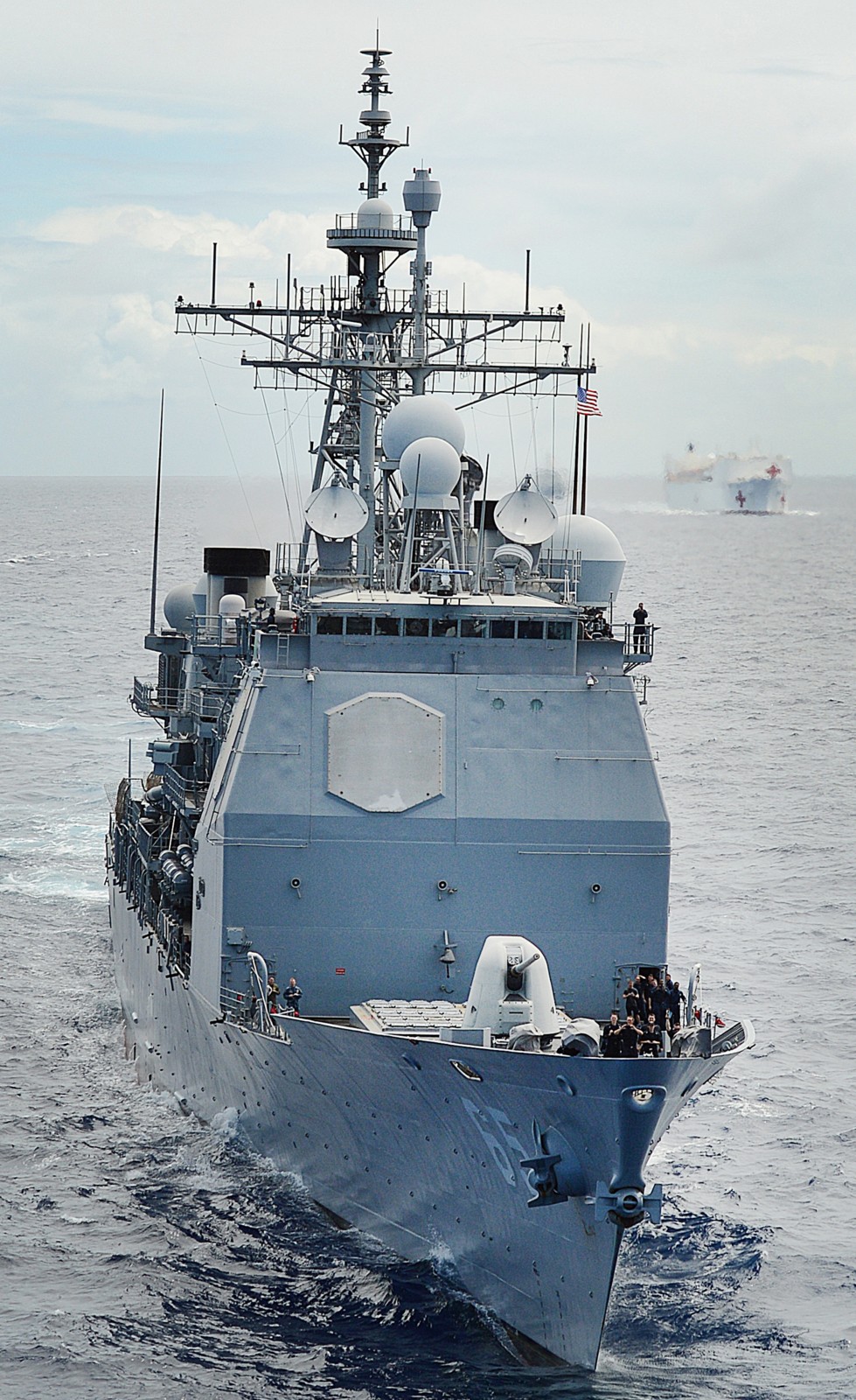 cg-65 uss chosin ticonderoga class guided missile cruiser aegis us navy 66