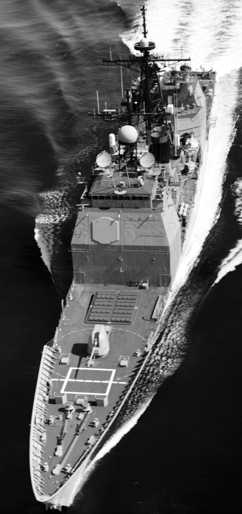 cg-65 uss chosin ticonderoga class guided missile cruiser aegis us navy sea trials 87
