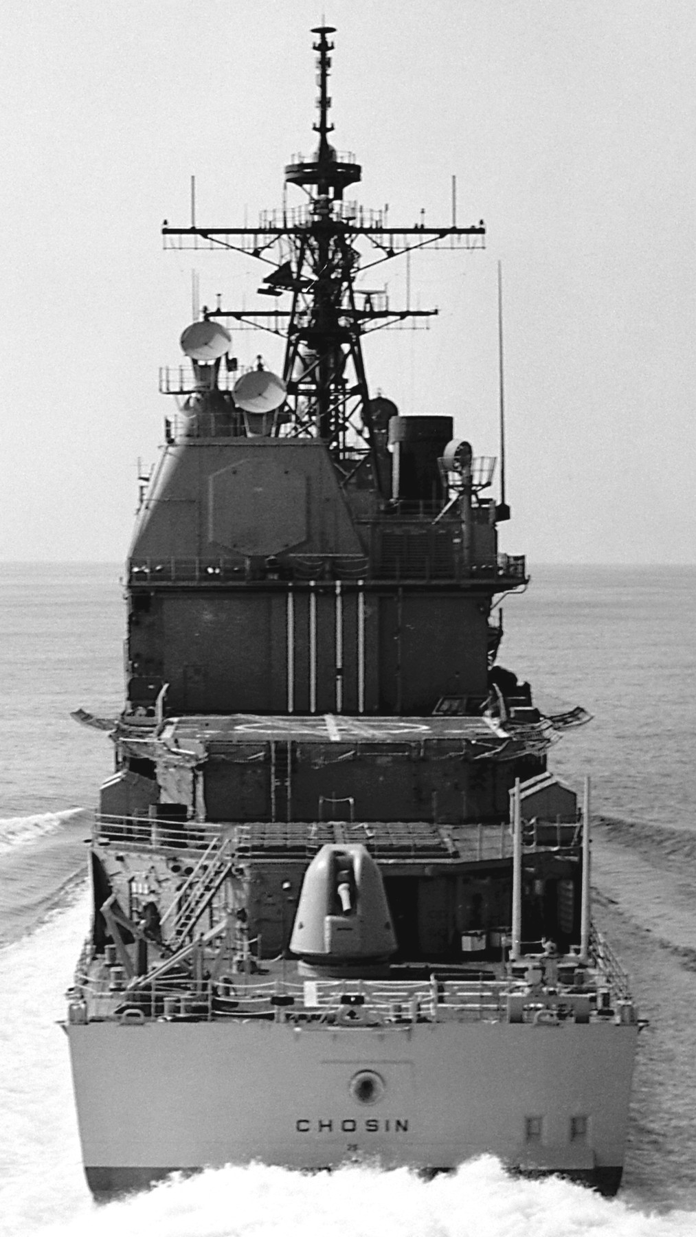 cg-65 uss chosin ticonderoga class guided missile cruiser aegis us navy sea trials 90