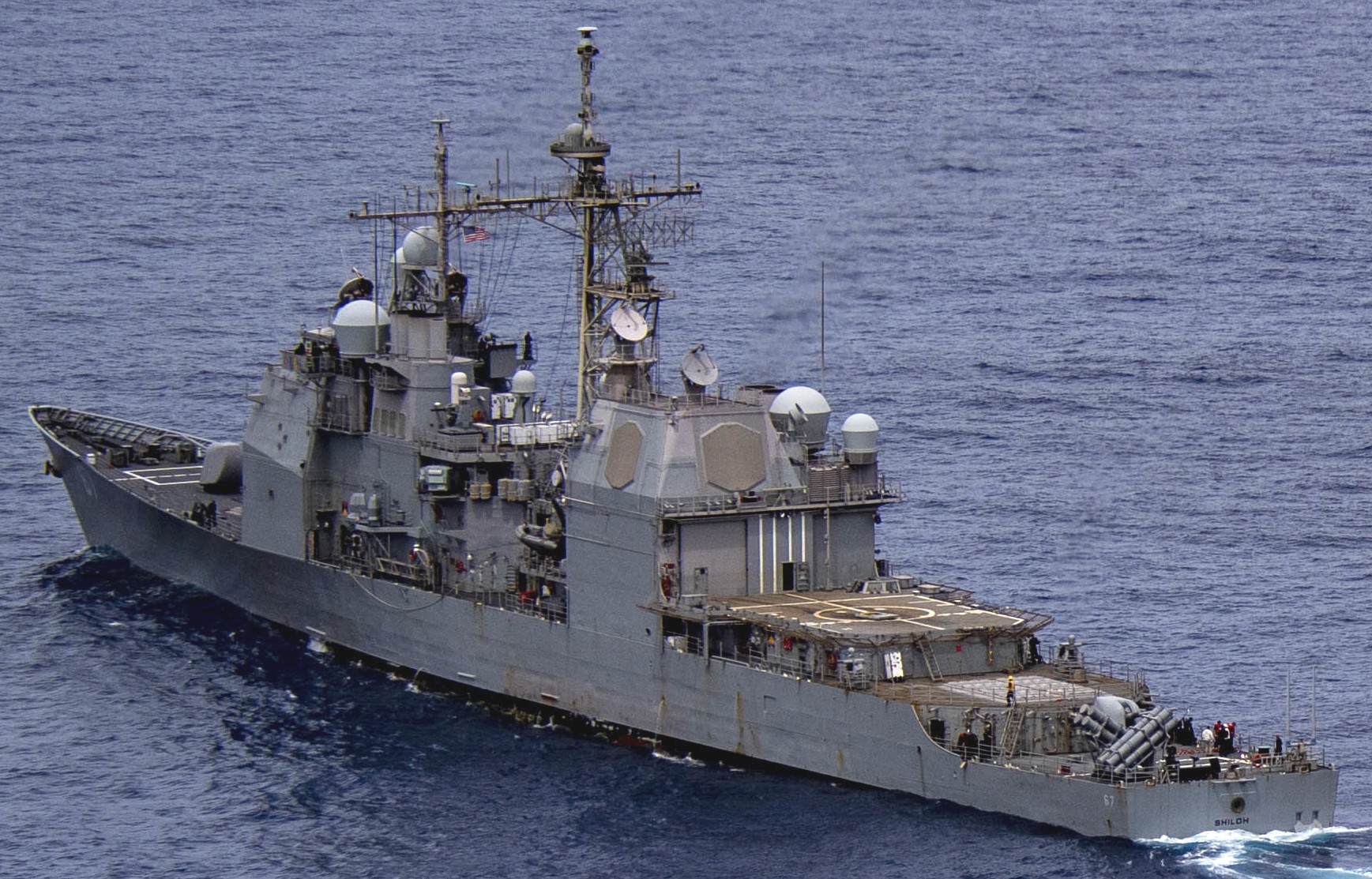 USS Shiloh CG-67 Guided Missile Cruiser Ticonderoga class