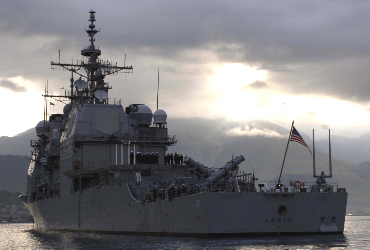 cg-68 uss anzio ticonderoga class guided missile cruiser aegis us navy tivat 15