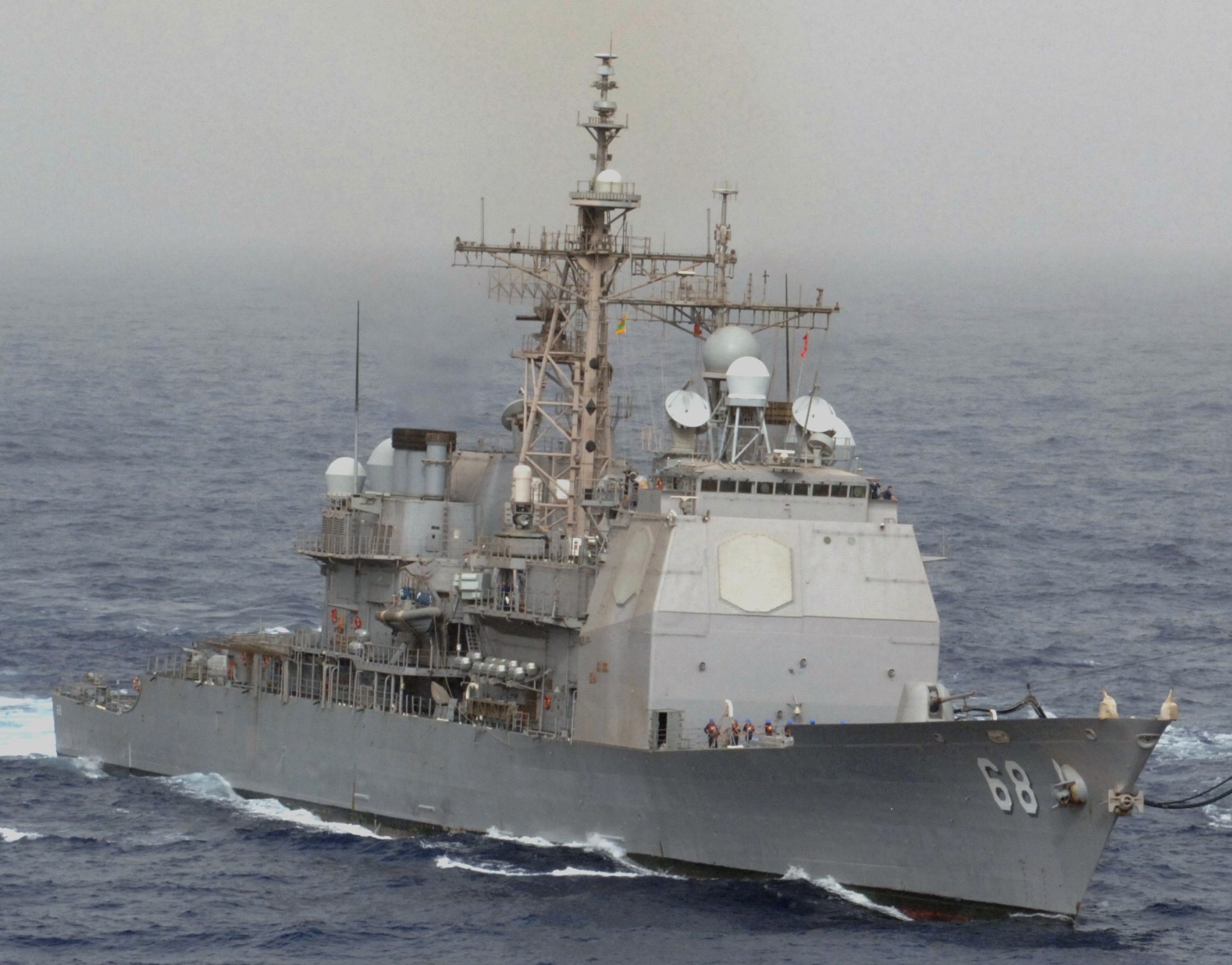 cg-68 uss anzio ticonderoga class guided missile cruiser aegis us navy gulf of aden 26