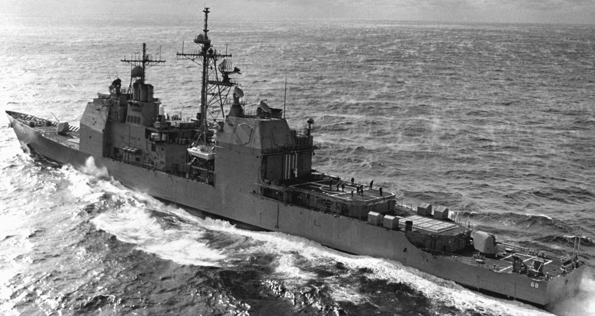 cg-68 uss anzio ticonderoga class guided missile cruiser aegis us navy sea trials 58
