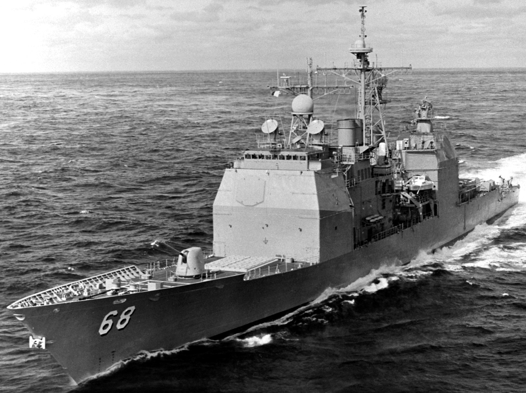 cg-68 uss anzio ticonderoga class guided missile cruiser aegis us navy sea trials 67