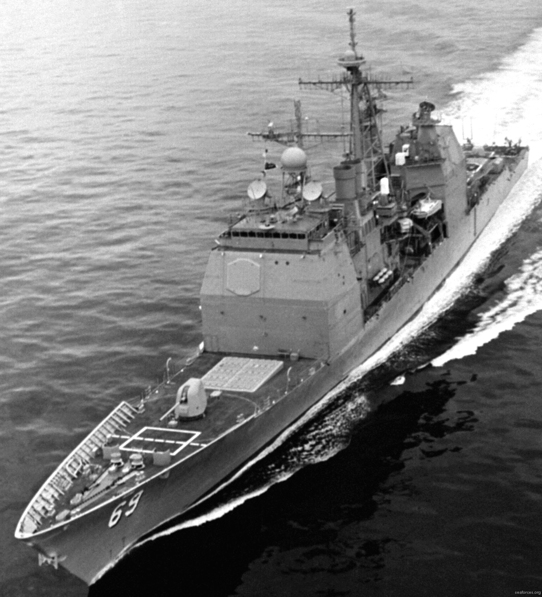 cg-69 uss vicksburg ticonderoga class guided missile cruiser us navy 54 trials